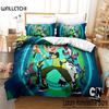 3D Cartoon Ben10 Duvet Cover with Pillow Cover Bedding Set Single Double Twin Full Queen King Size Bed Set for Home Textiles