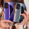 Чехол для телефона из закаленного стекла для Samsung Galaxy S10 4G S20 11E 30 S21 21Fe 22 Pro S23 Ultra 5G S8 S9 градиентный двухцветный