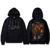 2026 Men Women Niro Rapper Front Small Logo Back Album Collage Graphic Hoodie Pullover O Neck Casual Streetwear Unisex Daily Wear Sweatshirt