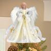 Christmas Tree Topper Angel Tree Topper Light With String Light Ornament For Garden Fireplace Thanksgiving Wedding Kitchen