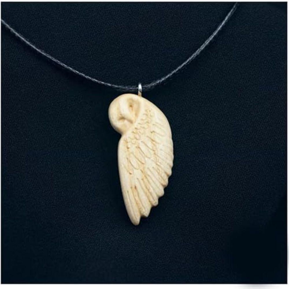 Deer Pendant Couple Necklace Lucky Matching Necklace Creative Gift Wooden Owl Pendant Necklace