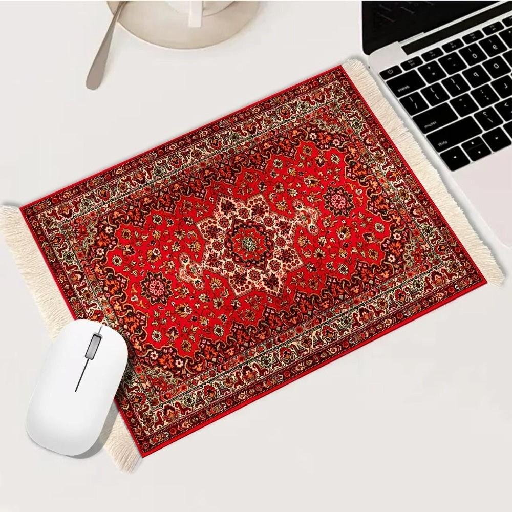 Изысканный принт коврик для мыши персидский коврик для компьютерного стола ретро кисточка коврик для мыши офис