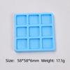5Pcs 9 Grid Layout Nail Art Palette Multifunction Nail Art Mixing Board  for Marble Design