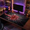 Manchester United Custom Large Mouse Pad, Personalized Name Text Print, Football Logo Non‑Slip Desk Mat Gaming Gift