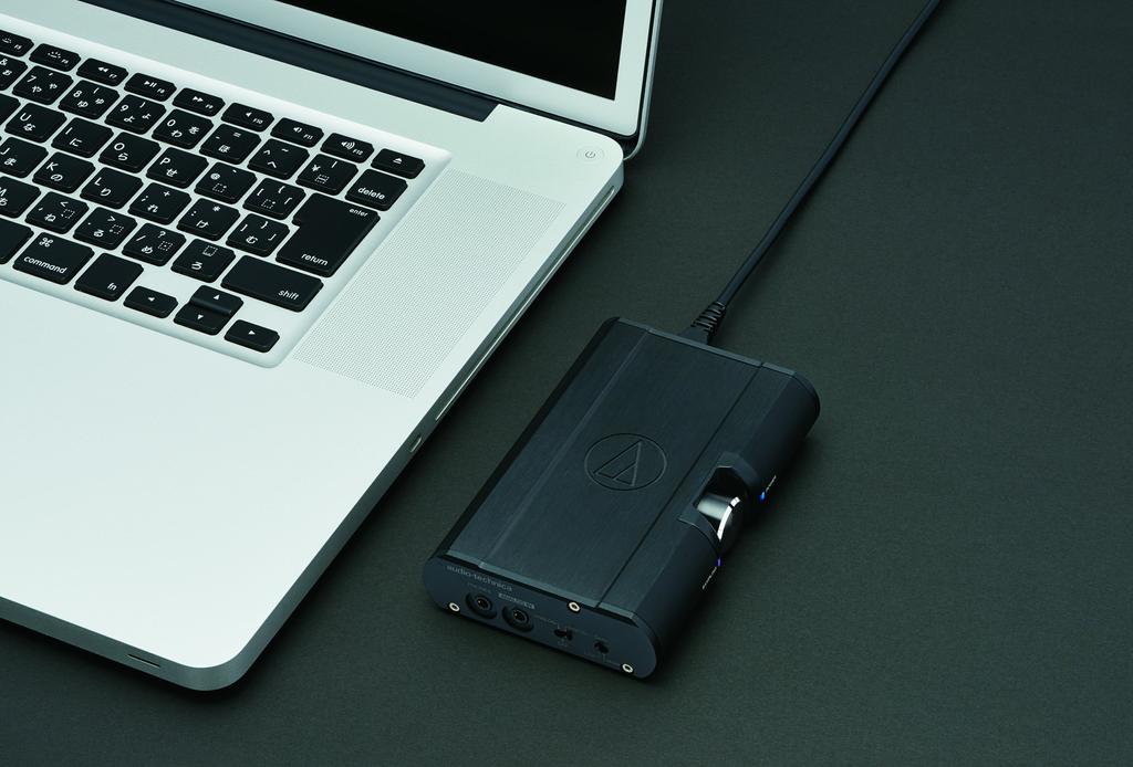 Портативный усилитель для наушников совместимый с источниками звука высокого разрешения audio-technica AT-PHA100