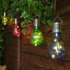 2pcs Hanging Solar Light Bulb Outdoor LED Solar Garden Light Waterproof Solar Lanterns Lights Outdoor Camping Garden Decoration