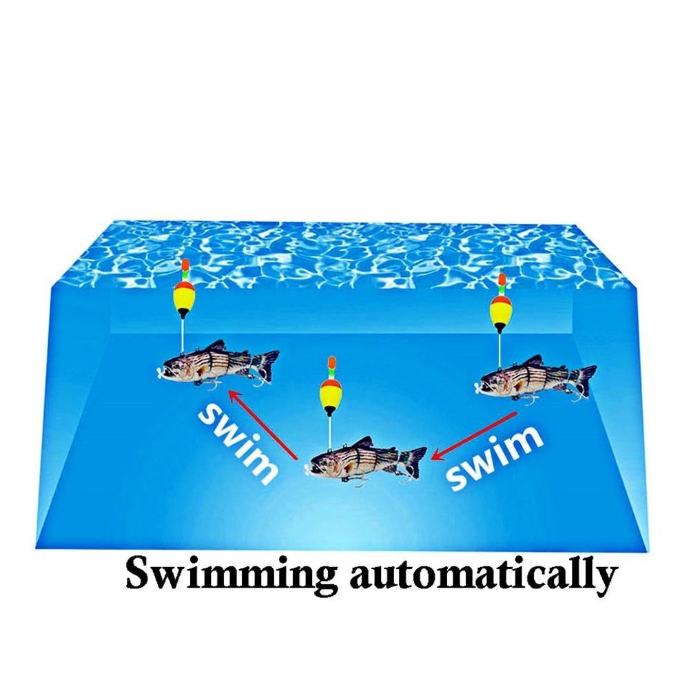 Электрические рыболовные приманки 3,5 дюйма, перезаряжаемые через USB светодиодные приманки, приманки для плавания, роботизированные приманки, рыболовные снасти, реалистичная рыба