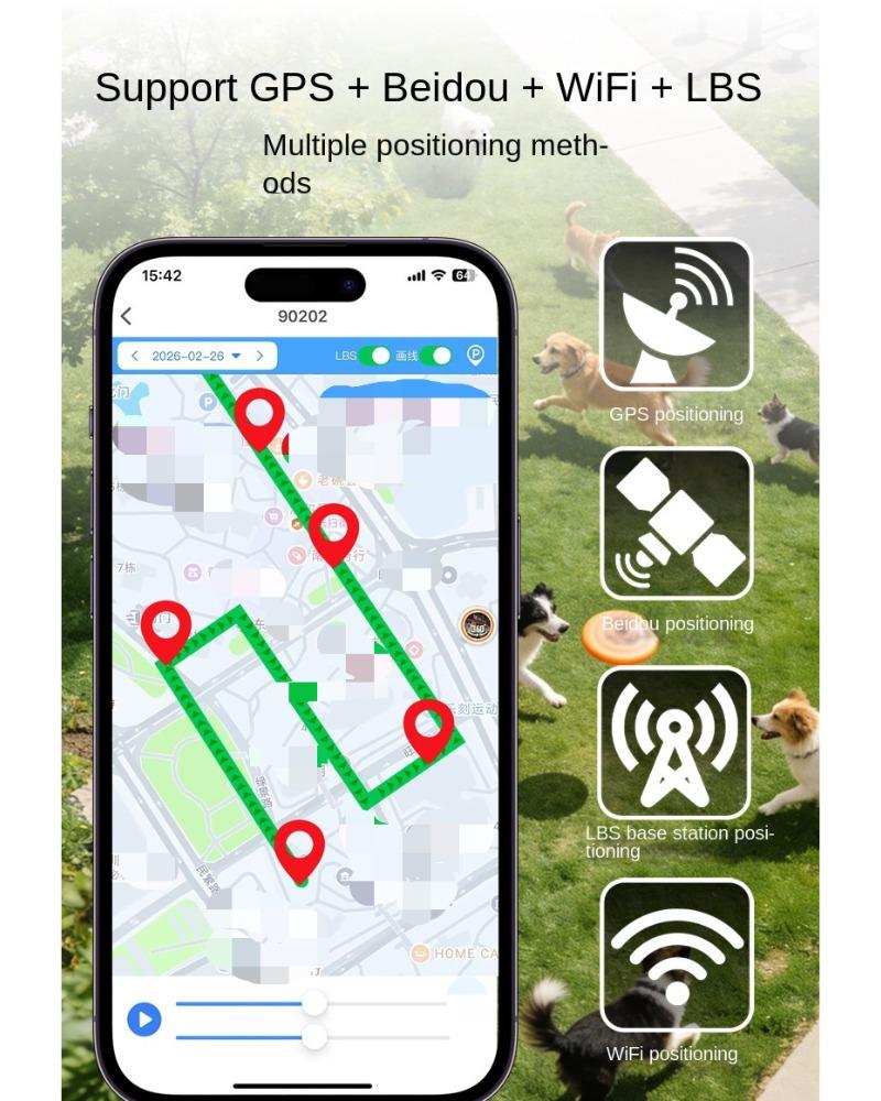 Локатор для питомцев PDG51 GPS Собака Кошка Противопотерянное Устройство Поставщик ODM Товары для животных Азия Европа США Издание Умный Трекер