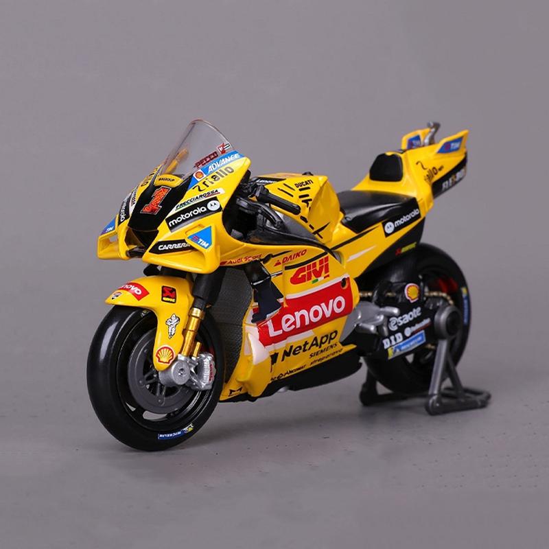 Новинка в наличии Maisto 1:18 2021 Moto Gp 20-я годовщина Ливрея Мизано Сплав Миниатюра Ducati Desmosedici Gp21 Литая модель Игрушки