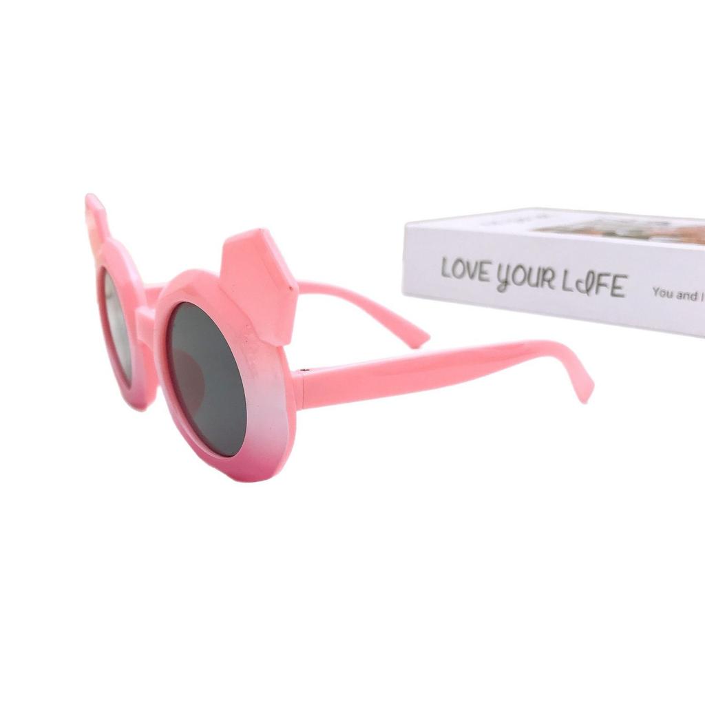 Cute Ears Children'S Sunglasses Trend Sunscreen Uv Protection Baby Sunglasses Travel Glasses