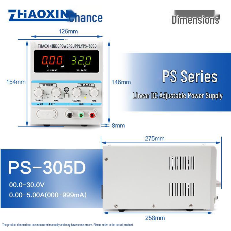 ZHAOXIN PS-305D 30V 5A Adjustable DC Power Supply