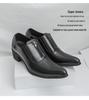 Мужские Formal High Heel Leather Shoes Большого Размера - Увеличивающие Рост Туфли-лодочки с Острым Носом для Деловых Встреч, Свадеб и Банкетов.