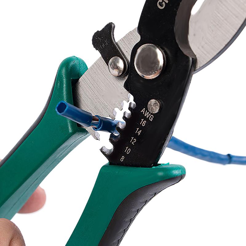 1.6-4.0Mm Wire Stripper Cable Cutting Scissor Stripping Pliers Cutter Hand Tools Ferramentas Herramientas