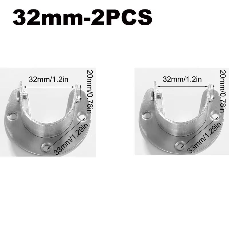 304 нержавеющая сталь фланец сиденье вешалка для одежды крепежный стержень фурнитура аксессуары карниз для штор трубка крючок крепление опорный кронштейн море