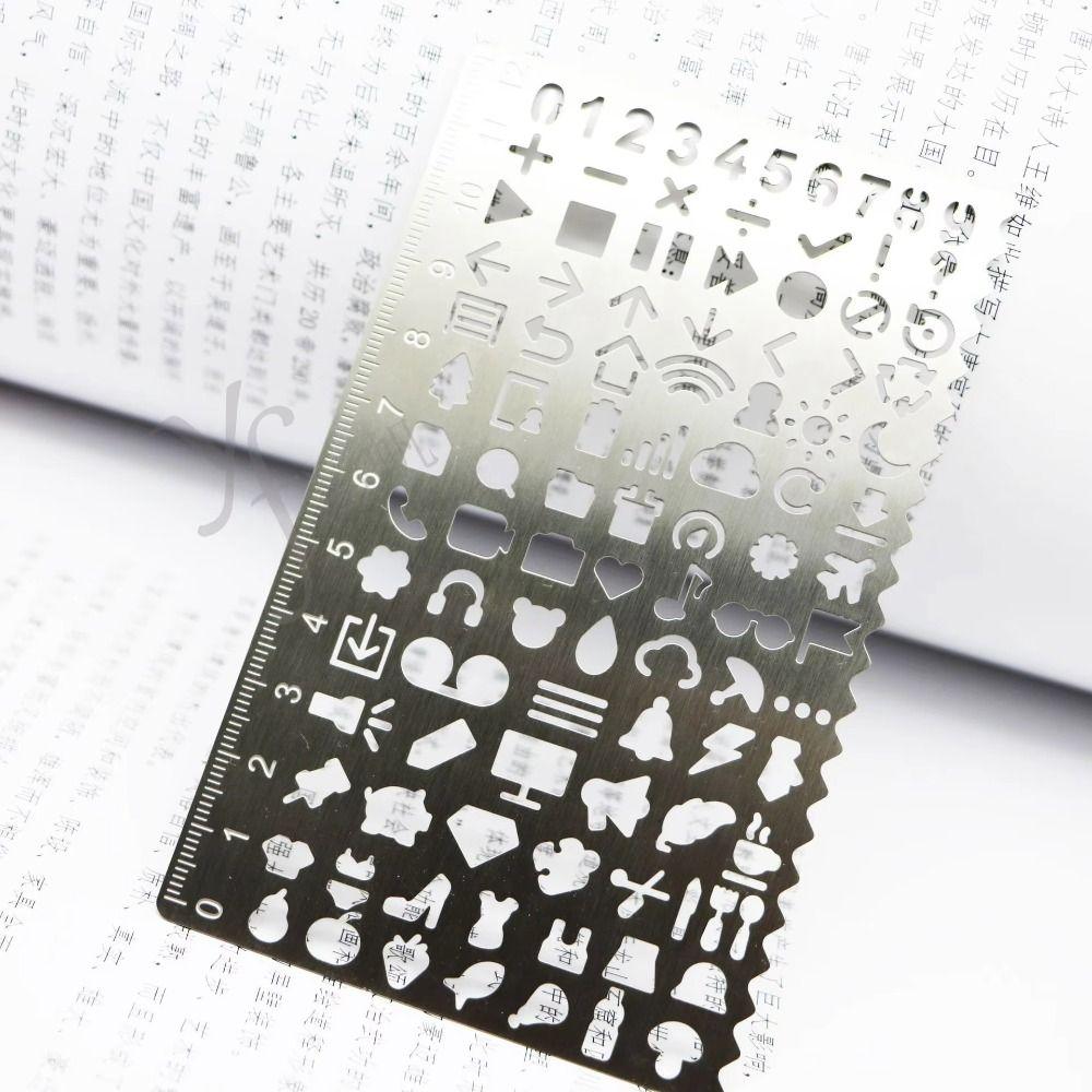 School Projects Template Ruler Cat Shape Drawing Template Ruler Diary Notebook Tool