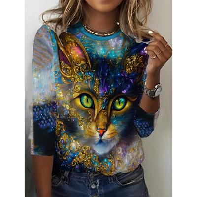 Футболка с изображением головы тыквы и черепа, повседневный топ с коротким рукавом на весну и лето, женская одежда