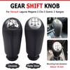New Car Interior Accessories 5 Speed Gear Shift Knob Stick Head Shifter Lever Handle for RENAULT Laguna Megane 2 Clio 3 Scenic 2