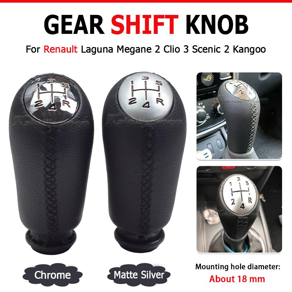 New Car Interior Accessories 5 Speed Gear Shift Knob Stick Head Shifter Lever Handle for RENAULT Laguna Megane 2 Clio 3 Scenic 2