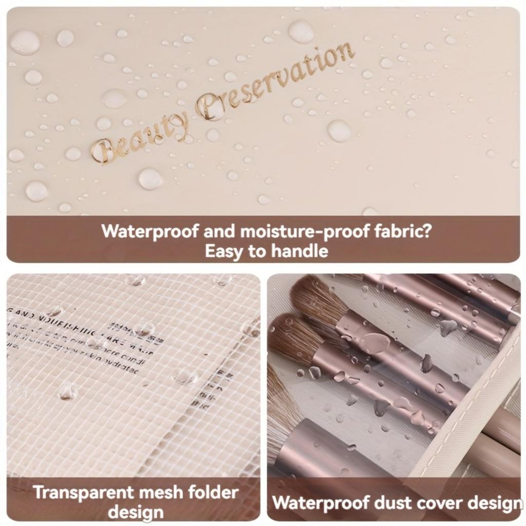 Multi Layer Large Capacity Detachable Makeup Bag, Synthetic Leather Travel Cosmetics Storage Box, Versatile Portable Beauty Essentials Storage Bag