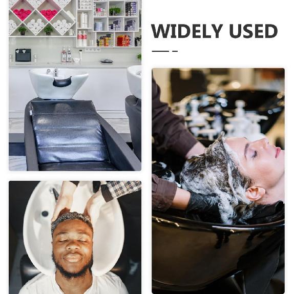 Shampoo Bowl Neck Rest Pillow - Salon Hair Washing Sink Basin Accessory - PVC Wash Pad Spa