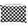 EKOBLA Throw Pillow Cover Car Racing Sports Cool Black White Formula Checkered Plaid Pattern Geometric Design Decor Lumbar Pillow Case Cushion for