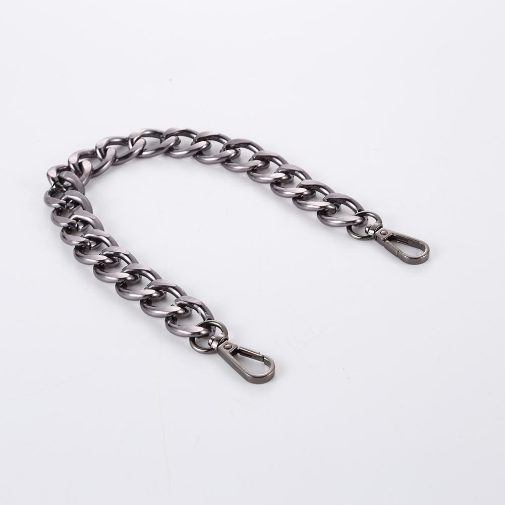 40 см панк-металлическая толстая цепочка для сумки через плечо с ручками для сумки своими руками (черный)