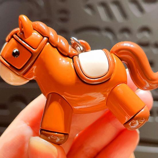 Брелок Подвеска Плюшевый Шарик Декор Шарм Лошади Декоративная Подвеска для Сумки Год Лошади Удача