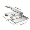 Stainless Steel Multi-Function Meat Bone Cutter for Kitchen, Pig Trotter, Mutton, Herbs