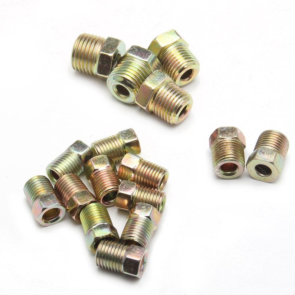 Медная тормозная трубка Комплект 3/16 дюйма наружный диаметр 25-футовая катушка Все размеры фитингов