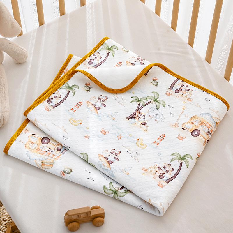 Мягкая хлопковая непромокаемая пеленка-подгузник для младенцев класса А - Стирка в машине и безопасная для кожи матрас для детской кроватки.