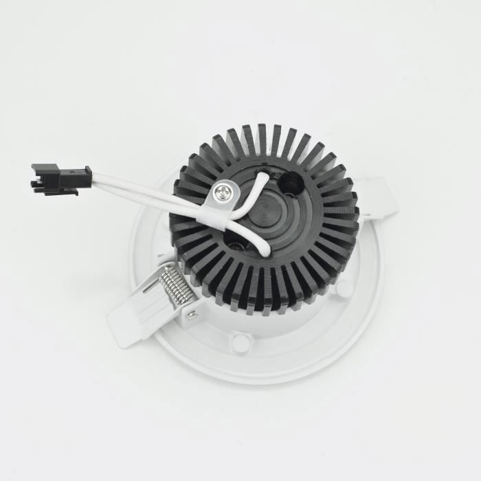 Lot de 5 spots LED étanches IP65 6W rond