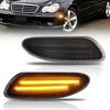Новые светодиодные передние боковые габаритные огни, указатели поворота для Mercedes Benz W203 C230 C240 C280 C320 C32 AMG C350 Боковые габаритные огни