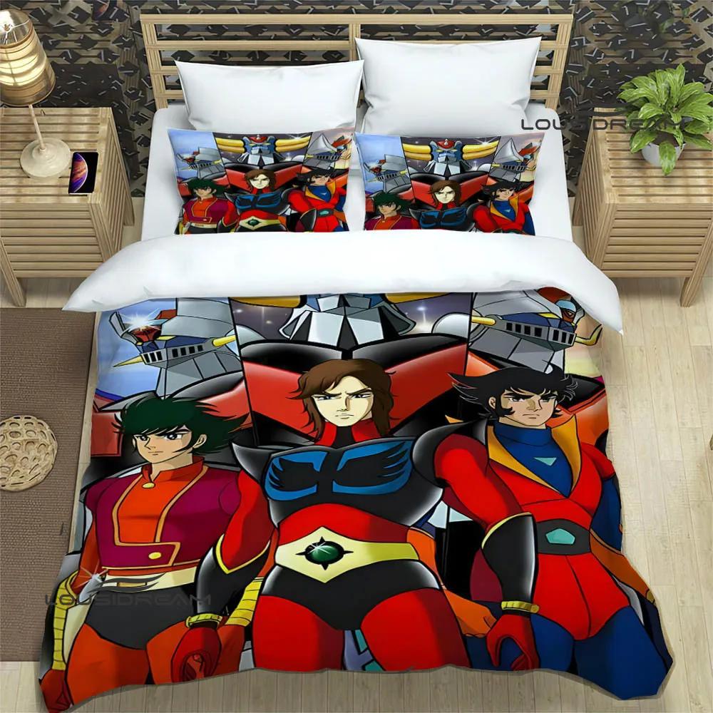 Комплекты постельного белья с принтом UFO ROBO GRENDIZER GOLDORAK изысканный комплект постельного белья пододеяльник комплект постельного белья люкс
