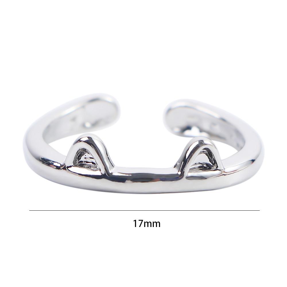 Valentine's Day Gift Fashion Women Jewelry Accessories Korean Style Jewelry Cat Ear Ring Zinc Zinc Alloy