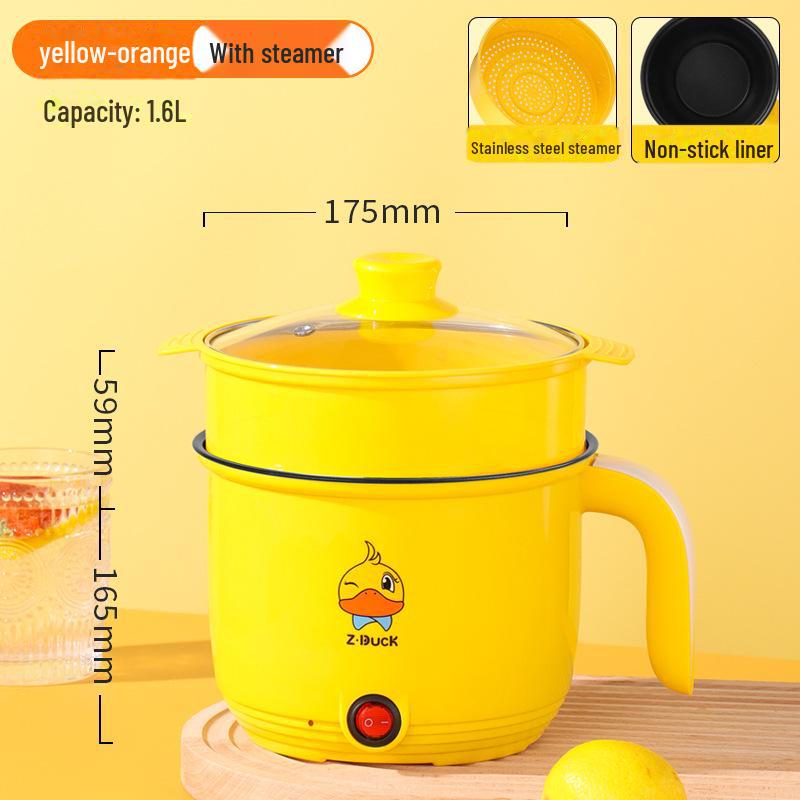 Компактная многофункциональная электрическая плита: Мини-рисоварка и горшочек для лапши для студенческих общежитий