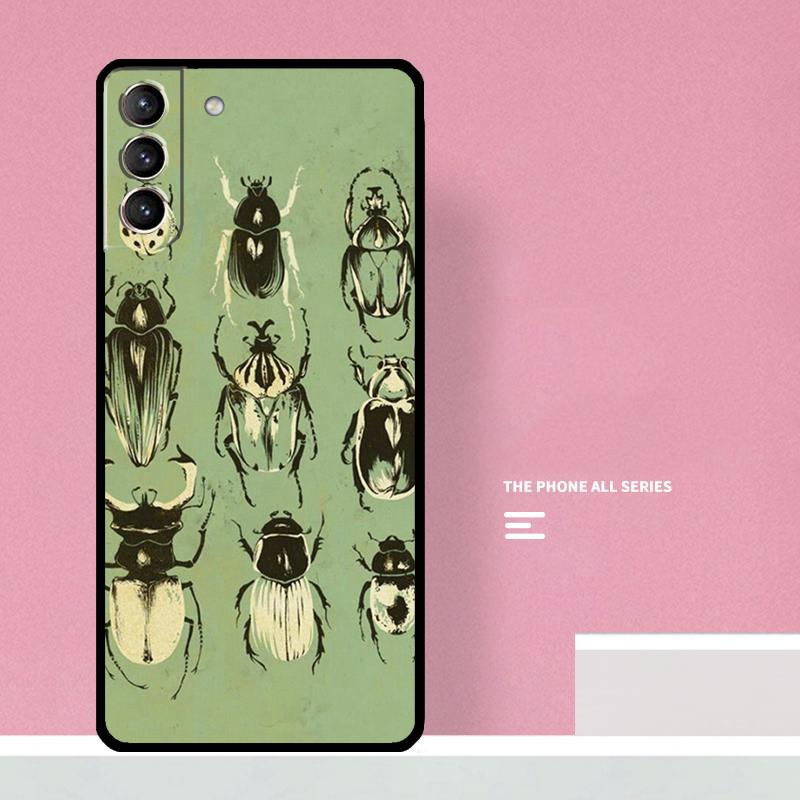 Чехол для телефона с изображением жуков и насекомых для Samsung Galaxy S26 S23 Ultra S20 S21 S22 S24 S25 Plus S10 S25 FE Cover Coque