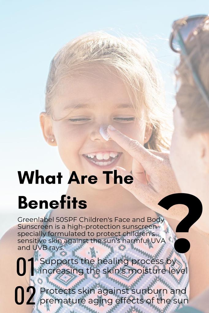 Солнцезащитный крем для детей с высокой степенью защиты Kids Sun Spf 50 на минеральной основе, 100 мл