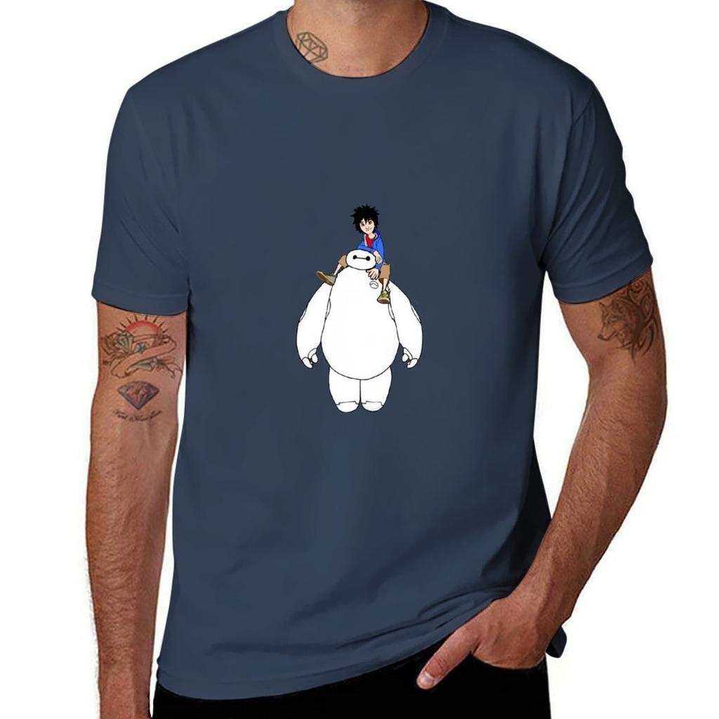 Big Hero Six Beimax And Hiro Tshirt Quick Dry Light Sports Tshirt