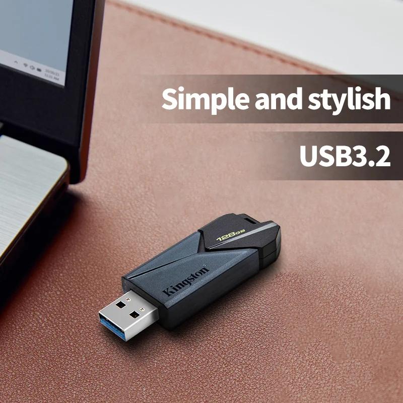 Kingston 256G USB 3.2 Gen1 DTXON флэш-накопитель PenDrives USB-память для компьютера 64 ГБ/128 ГБ/256 ГБ USB-накопитель с слайдером дизайна Стильный и портативный