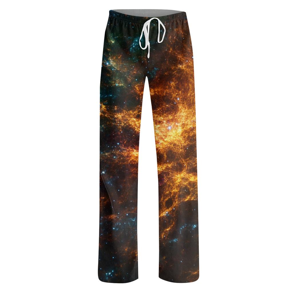 Женская повседневная мода Женские спортивные домашние рождественские пижамные брюки Длинные брюки