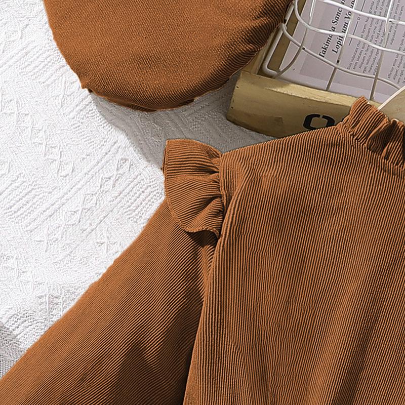 Европейское ретро-платье с длинными рукавами для девочек, 6-12 лет, коллекция осень/зима.