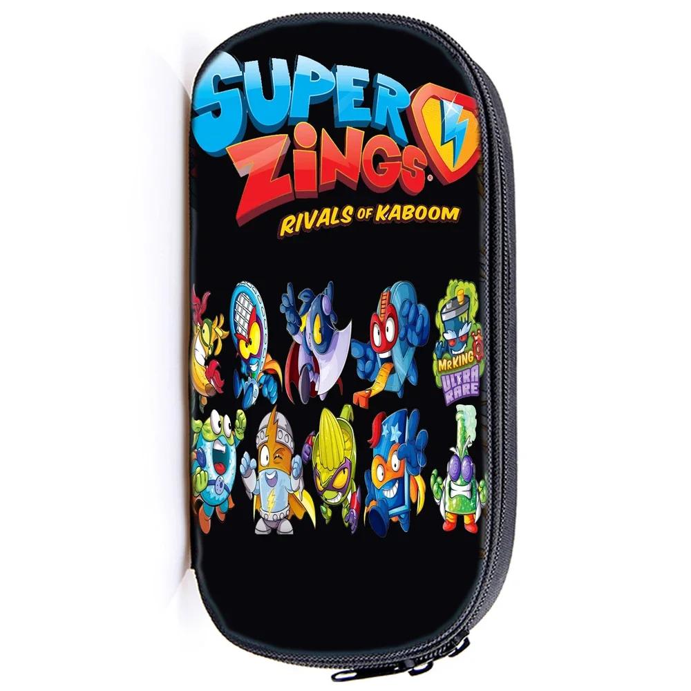 Пенал Super Zings Держатель для карандашей Детский Забавный пенал с принтом Superzings Для школьников Милый пенал Подростковый пенал Для мальчика Девочки В школу