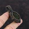 Moldavite Pendant Copper Wire Wrapped Pendants Gemstone Pendant Copper Jewelry Handmade Pendant Moldavite Jewelry Gift For Her Women Pendant