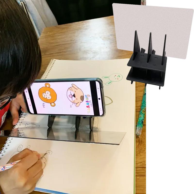 non-toxic Kids Projection Drawing Copy Board Projector Painting Tracing Board Sketch Specular Reflection Dimming Bracket Montessori Toys