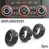 LR029591 Console Air Conditioning Volume Control Knob 3pcs for 2006-2016 Land Rover Range Rover Sport Discovery 4 AC Switch Trim