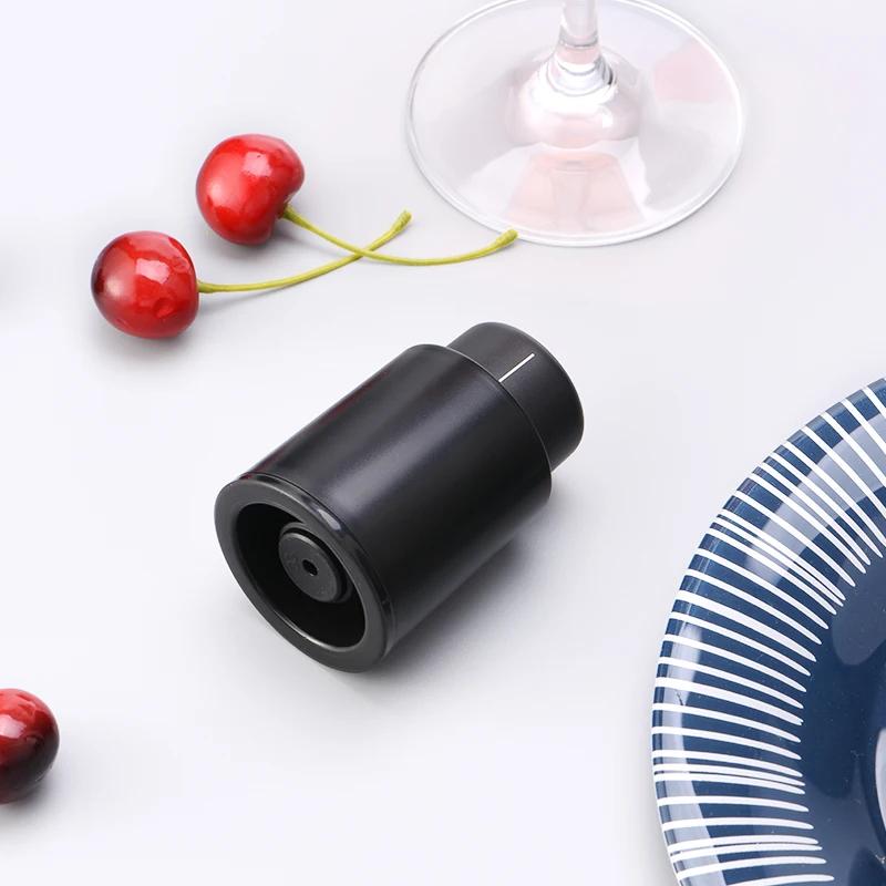 Vacuum Wine Bottle Cap Stopper Sealed Storage Vacuum Memory Wine Stopper Push Style Bar Tools Barware Wine Cork