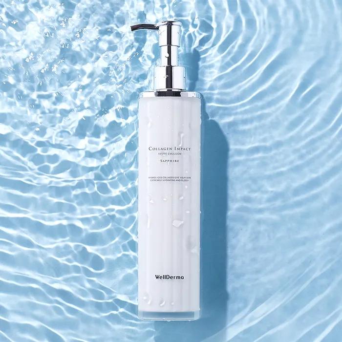 Water Glow_Wellderm Сапфировая Гидро Эмульсия с Коллагеном Impact 100 мл