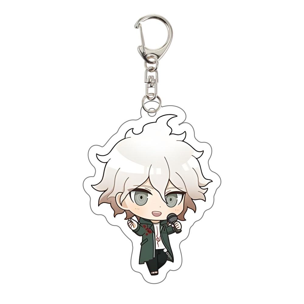Брелок Danganronpa Trigger Happy Havoc Аниме Игра Акриловый Значок Подвеска Косплей Аксессуары Мультяшные Фанаты Коллекционные Подарки