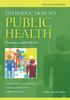 Книга Introduction To Public Health : Promises and Practice