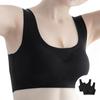 IkucheL Night Bra Wireless Seamless Sports No Comfortable for and Sports Size (1 & 2-Pack), Bra, Constriction, 24-Hour Stress-Free, Moisture-Wicking,